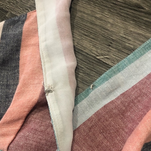 SOLD * AMERICAN EAGLE Linen Halter Dress - Picture 5 of 9